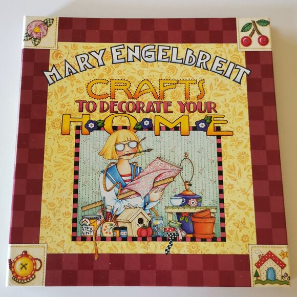 Mary Engelbreit's Crafts to Decorate Your Home Book, 1999 Projects Cozy DIY - Picture 1 of 10